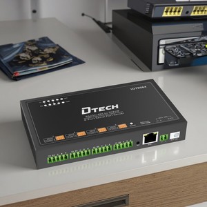 DTECH IOT9064 4 puertos RS232 RS485 a Ethernet TCP/IP convertidor servidor soporte Página Web DHCP - Product Image 2