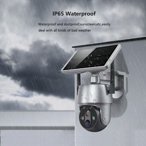 Al aire libre 4G WiFi Soporte inalámbrico 128G Tarjeta de memoria CCTV Cámara IP de seguridad al aire libre 4G Cámara PTZ solar - Product Image 3