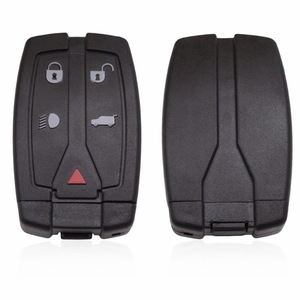 ランドローバー自動車部品ノーカットブレードカーキーシェル5ボタンリモート交換車キーブランクキー - Product Image 1