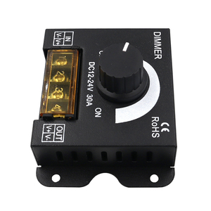 DC 12V 24V LED Dimmer Switch 30A 360W regolatore di tensione Controller regolabile per LED Strip Light Lamp LED PWM Dimmer Dimmer - Product Image 2