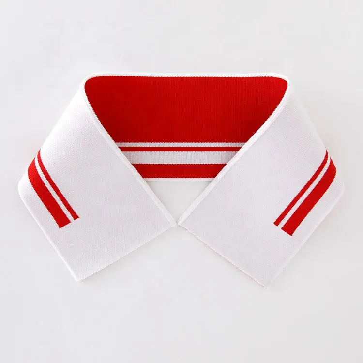 Wholesale high quality polo shirts school uniforms casual double-sided jacquard knitted rib collar