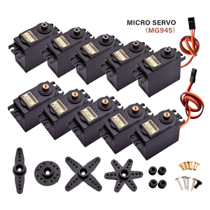 MG945 Micro DC RC Brazo Roboter lenkung servo Metall getriebe motor modul Mini-Servomotor 180 Grad für die Verwendung von Arduino-Auto flugzeugen