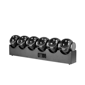תאורת קרן 60w x6 <span class=keywords><strong>led</strong></span> קרן אור הבמה בהירות גבוהה עם dmx512 מצב שליטה