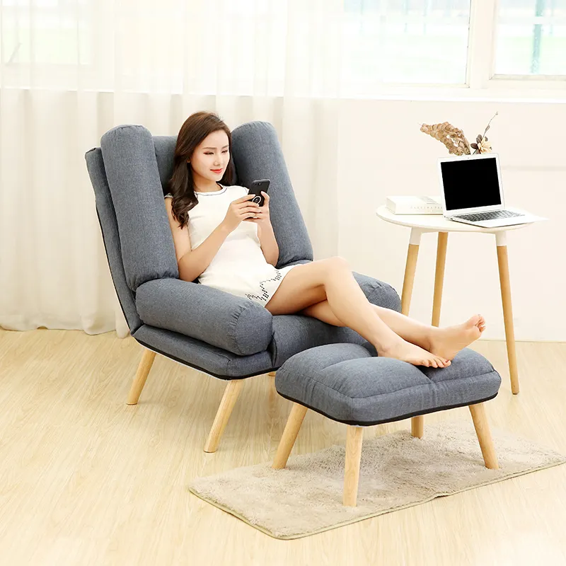 Dropshipping. Exclusivo. Piso reclinable japonés futón sofá cama muebles modernos plegable ajustable tapizado sofá cama plegable