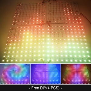 RGB IC Adressierbare LED-Blätter Hintergrund beleuchtete Lichterketten mit RGB-Hintergrund beleuchtung Flexibles weiches LED-Panel in glasfreien Glas optionen - Product Image 2