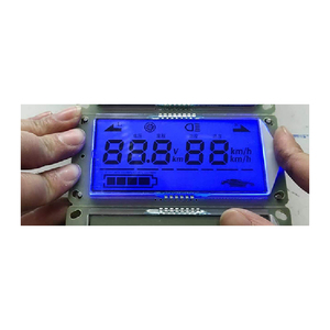 Personalizzato monocromatico 7 segmento 20 cifre TN HTN tipo positivo Lcd Display LCM con scheda Controller per distributore di carburante