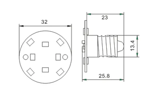 AC 60v 110v 220v <strong>Led</strong> Pixel Module <strong>E10</strong> Funfair Light 24volt Amusement Lights
