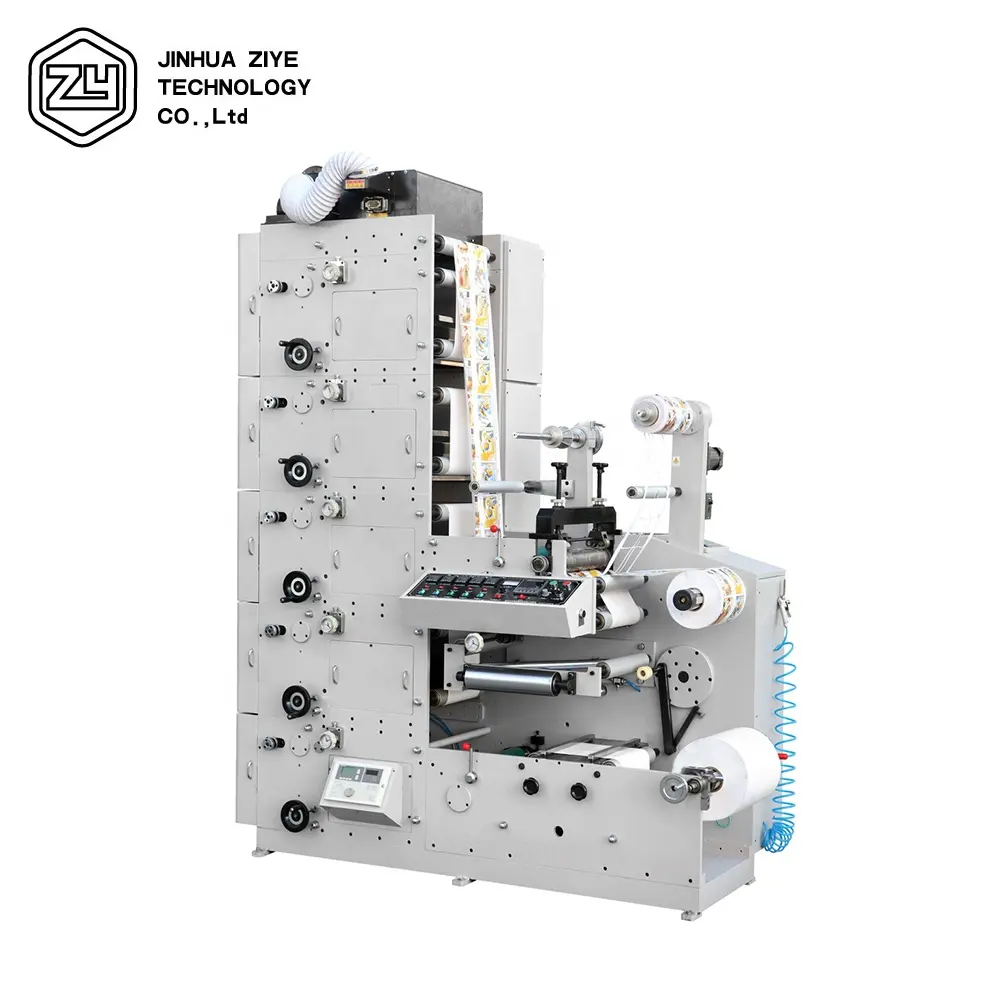 Máquina de impressão flexível uv de FPL320-2, 320mm 2 3 4 5 6 cores etiqueta logotipo die secador de impressão flexível flexo