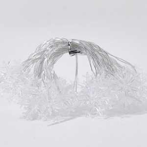Indoor Battery-Operated LED Snowflake Light <strong>String</strong> Christmas Tree Scene Decorative Lights for <strong>Create</strong> Snowy Atmosphere - Product Image 6