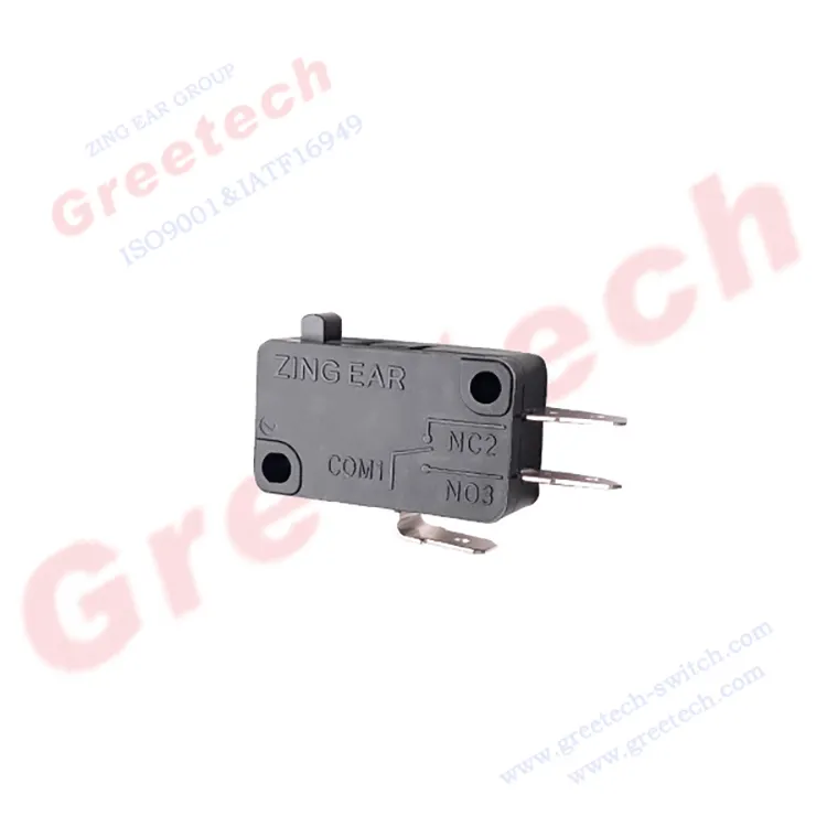 Micro interruptor 5a 250v t85 0.1a 48vdc, 0.1 a 125/250vac, 5(2.5) a 125/250vac 5e4 u