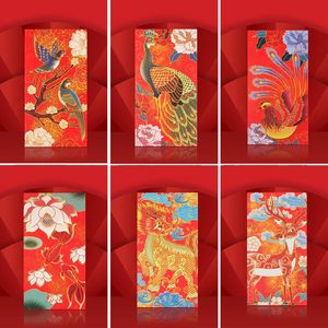 2026 Tùy Chỉnh Sang Trọng May Mắn Phong Bì Màu Đỏ Trung Quốc Năm Mới Tiền Giấy Gói Biểu Tượng Dập Nổi Hongbao Cho Món Quà Cho - Product Image 2