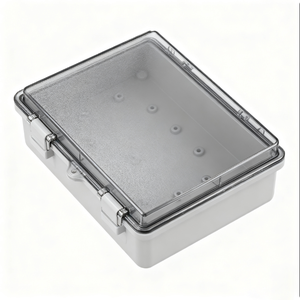 Hộp nối nhựa, hộp chống thấm nước, khóa chốt kim loại, Tấm đế khóa, IP67, PC ABS, vỏ điện ngoài trời - Product Image 1