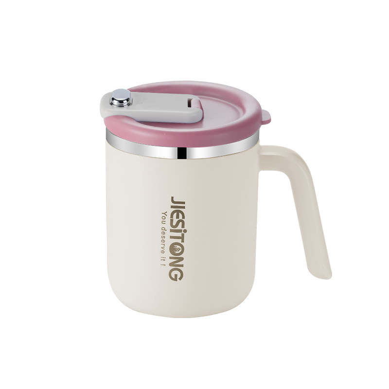 blanc Nouvelle tasse 500ml rose