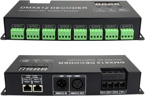 <strong>DMX512</strong>-24CH Dimming Knob Control System Pixel <strong>Led</strong> <strong>Controller</strong> 24-way <strong>DMX512</strong> <strong>Decoder</strong> <strong>LED</strong> Lights with - Product Image 4