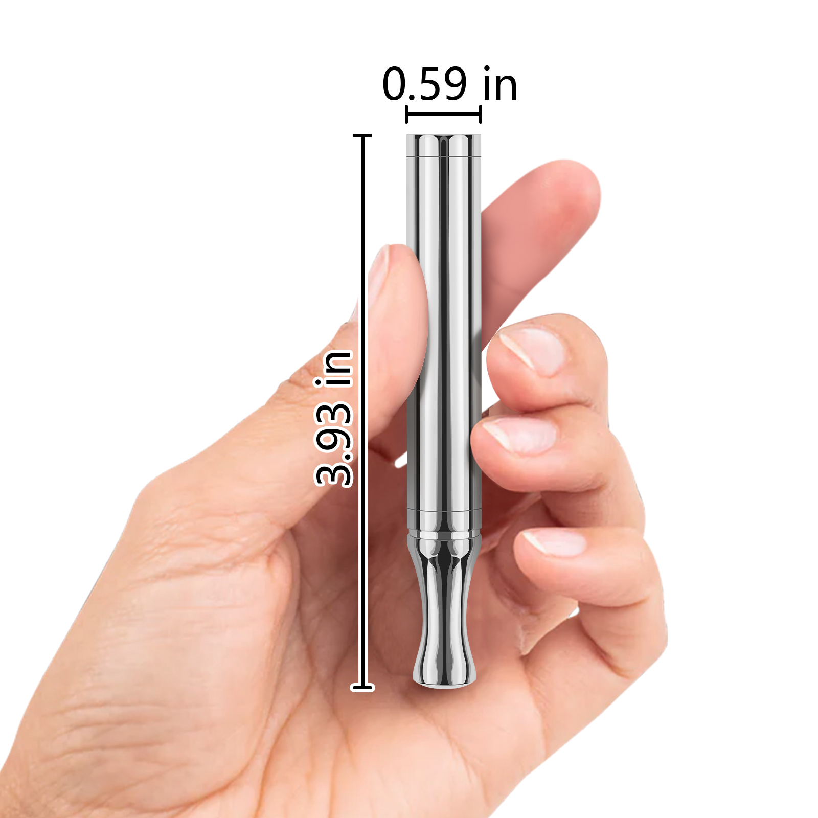 Inhalateur en argent