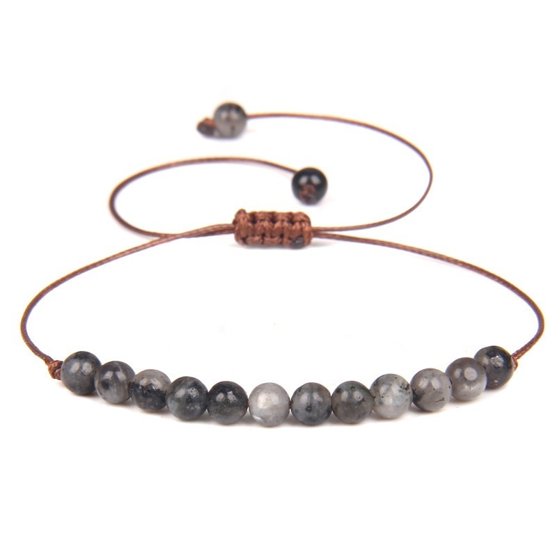 Black labradorite