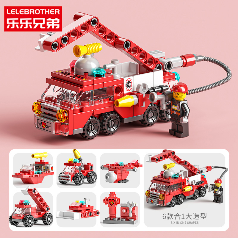 8612-7A brigade des pompiers 6 en 1 142 pièces