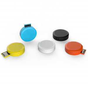 塑料设计UP120圆形360旋转u盘厂家直销USB2.0 u盘 - Product Image 4