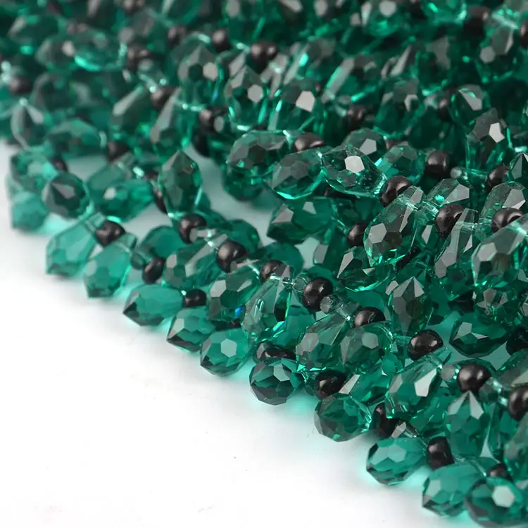 Fabrik Direkt verkauf Teardrop Anhänger Top Hole Drop Glas Kristall perlen für Schmuck herstellung von hoher Qualität