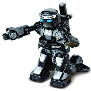 Robot eléctrico Musical de Control remoto de 2,4G, juguete de lucha para niños, Robot de combate DIY hecho de plástico - Product Image 4