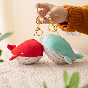 クジラ人形チャームバックパックペンダントキッズギフトかわいいキーホルダー - Product Image 5