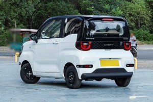 2024 Chery <span class=keywords><strong>QQ</strong></span> dondurma aziz baskı gençlik baskı saf elektrikli araba yeni enerji otomatik şanzıman 205KM aralığı deri sol