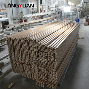 Hiện đại không thấm nước chống cháy PVC <span class=keywords><strong>WPC</strong></span> Panel tường Gỗ nhựa composite rãnh tấm ban cho trong nhà/ngoài trời khách sạn Ốp TV - Product Image 1