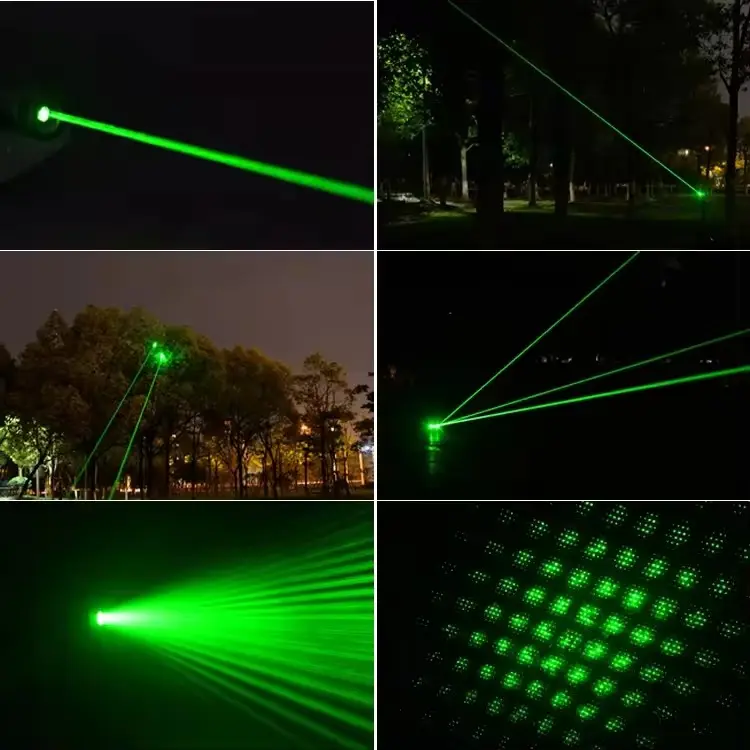 Lanterna tática de alta potência 303 ponteiro laser verde de longo alcance para caça ao ar livre, acampamento e caminhadas