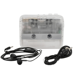 透明外壳蓝牙盒式录音机便携式独立蓝牙盒式录音机MP3播放器调频收音机发射机 - Product Image 1