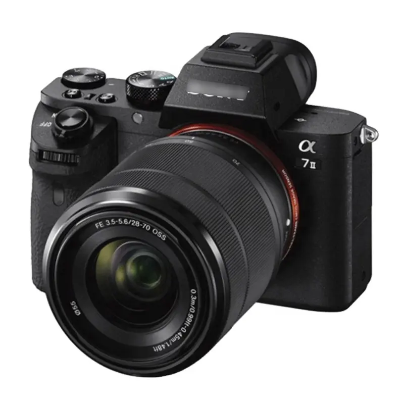 High-quality original second-hand brand A7 II with 28-70 lens 1080p HD professional micro camera with charger battery.
