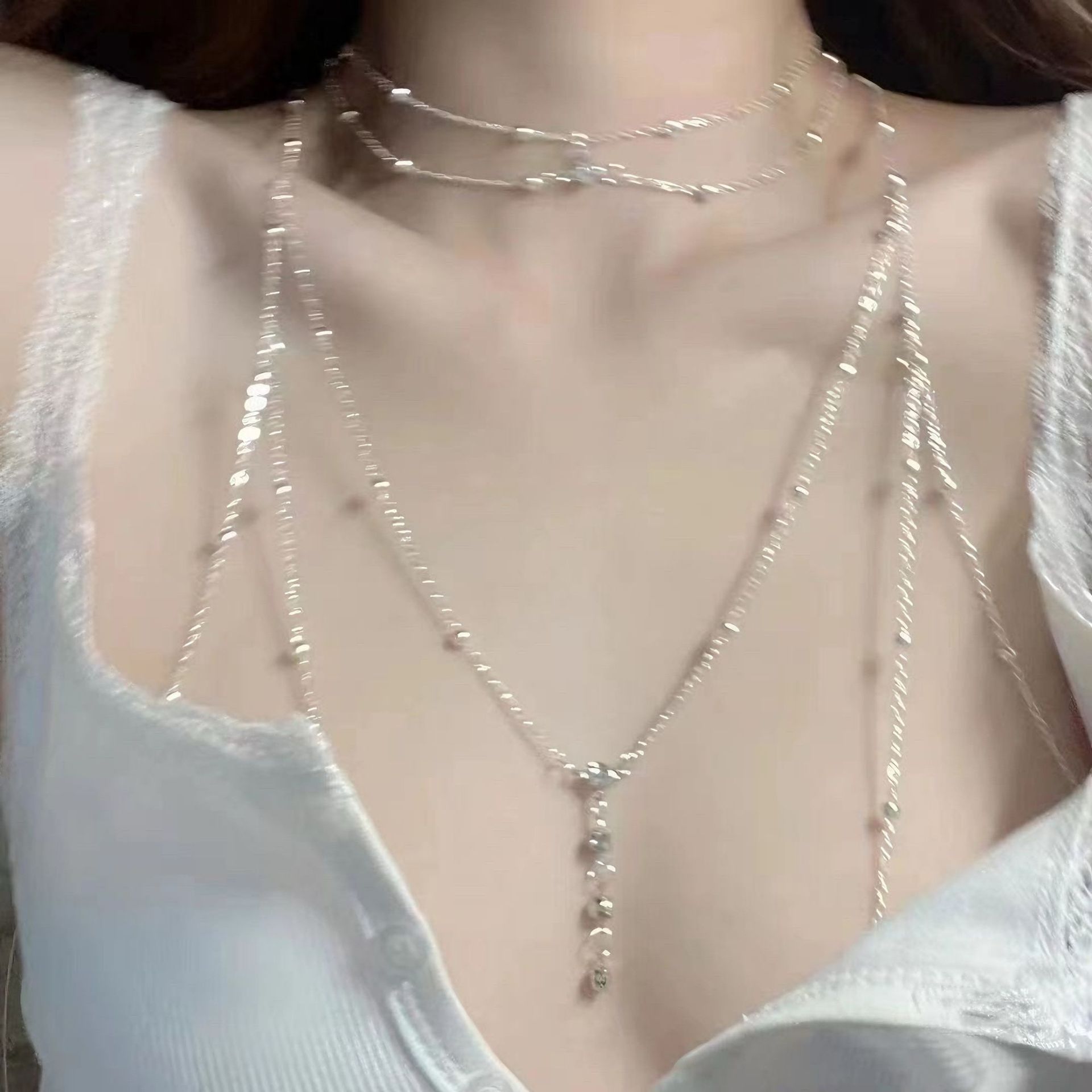 Bright silver combination set