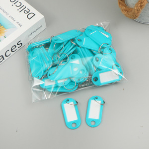 קידום מכירות 50 pcs 1 mall חבילה mall keychain Tag מפתחות pendent pp טבעת שם כרטיס מפתח