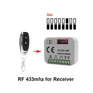 RX-MULTI 300-868MHz Mehrfrequenz-Empfänger 2-Wege-Schalter Access Control Gate Fernbedienung Controller Kunststoff Material - Product Image 4