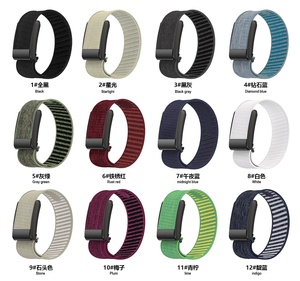 高品质松紧环带透气可调织物运动带5.0 4.0心率传感器尼龙带 - Product Image 6