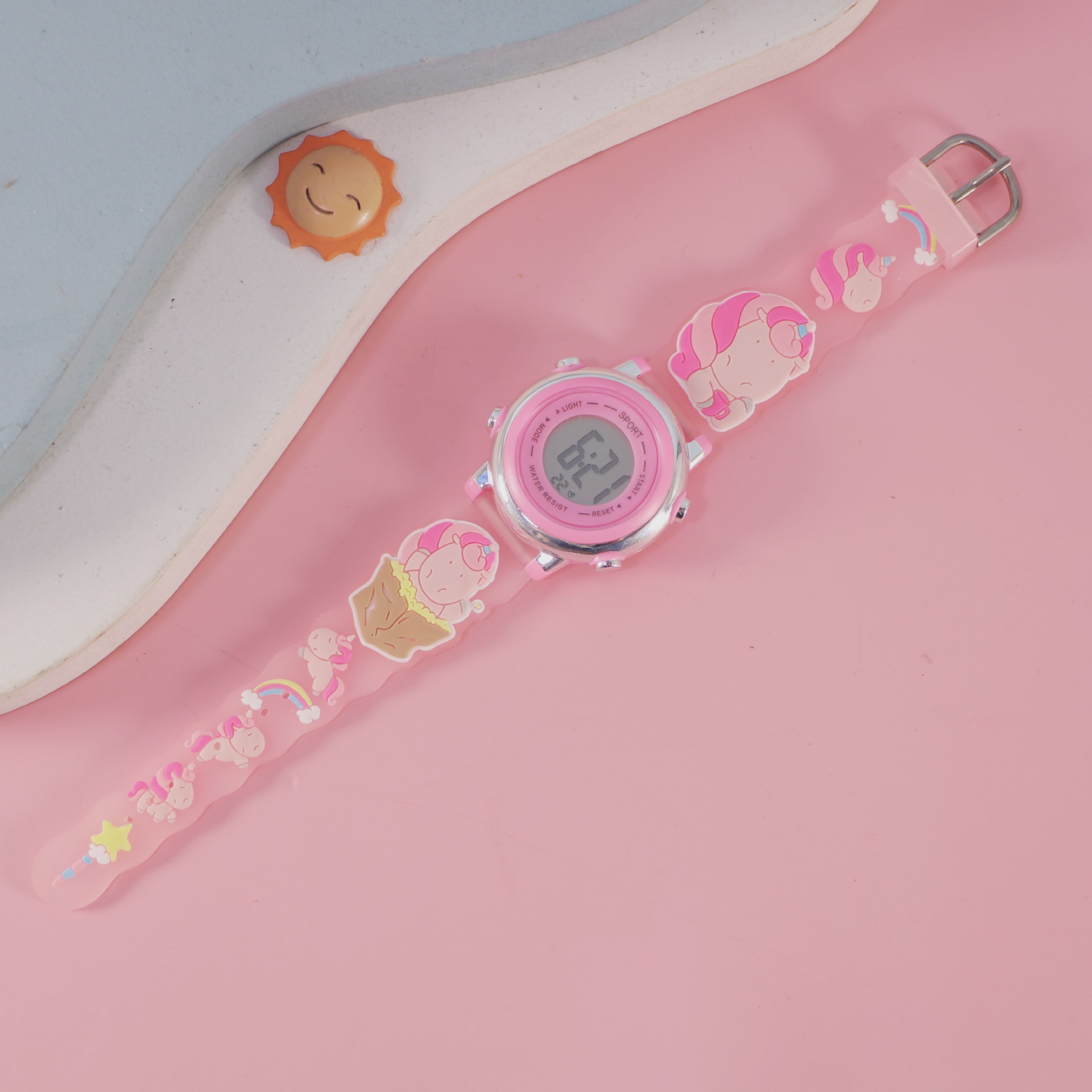 Licorne 3 rose