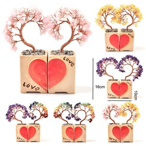 卸売クリスタル工芸品クリスタル癒しの石エネルギーマネーツリークリスマスクリスタル生命の木 - Product Image 2