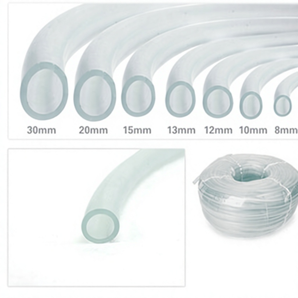 Tuyau-mètre en silicone de 8 mm