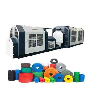 Máquina De Corda De Plástico <span class=keywords><strong>Pp</strong></span> Hdpe Máquina De Torção De Corda Fazendo Linha De Equipamentos