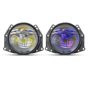 มินิ LED ไฟหน้าโปรเจคเตอร์ H4 H7 9006 เลนส์สีฟ้า 60W โปรเจคเตอร์ Focos Led Para Auto BI LED โปรเจคเตอร์เลนส์ 3.0 - Product Image 2
