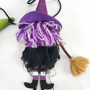 Búp bê không mặt vườn lùn Yêu Tinh biểu ngữ trang trí nhà Halloween trang trí Halloween Phù Thủy búp bê biểu ngữ trang trí - Product Image 5