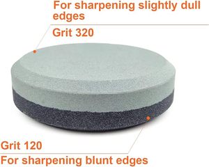Lớn Vòng Whetstone cho công cụ mài, rìu mài và vườn lưỡi làm sắc nét, với túi vải - Product Image 2