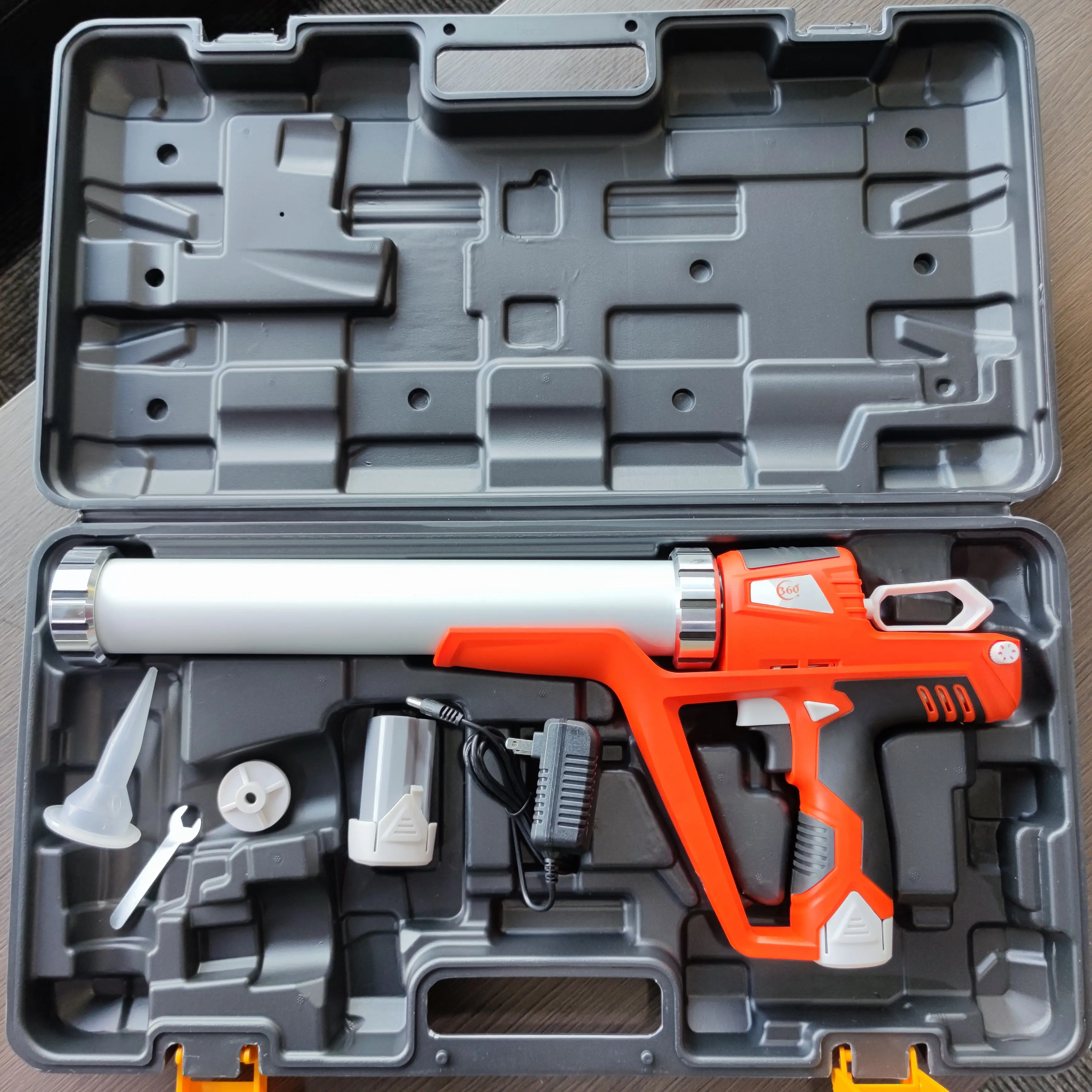 Pistola per calafataggio automatica manuale del sigillante acrilico della colla del silicone dell'unità di elaborazione di JOYFREE per la salsiccia della metropolitana della cartuccia di 310ml 400ml 600ml