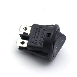 Yüksek kaliteli KCD1-2 6A 10A serisi yuvarlak Rocker kapalı anahtarı ile 4 Pin - Product Image 3