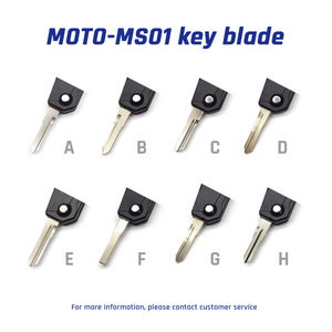 B-MWモーターサイクルトランスポンダーキーブランク赤いブレードオートバイブランクキーB-MWオートバイ用胚 - Product Image 6