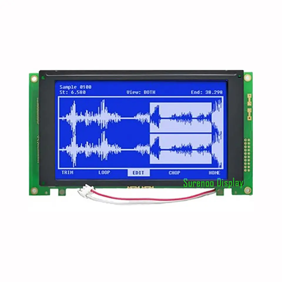 5.8 "170.0X93.4MM 240128 240*128 RA6963 T6963C STN mavi grafik matris LCD modül ekran ekran paneli WinStar WG240128A