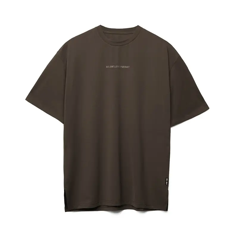 Pronto per la spedizione Street Wear magliette in poliestere girocollo con maniche Raglan e stampa rapida a secco di dimensioni normali per uomo