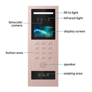 7 pollici Touch Screen esterno Portier sistema di interfono di visione notturna doppia comunicazione IP Video Doorphone Android IOS APP Memory - Product Image 2