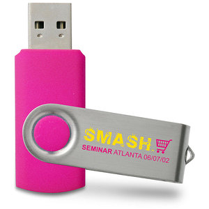 แฟลชไดรฟ์ USB แบบหมุนได้ขนาดเล็ก3.0โลโก้ความจุ2GB ถึง1TB หน่วยความจำอุปกรณ์จัดเก็บปากกา USB - Product Image 4