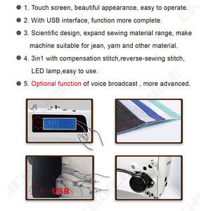 R6 Lockstitch Sewing Machine Button Screen Industry Singer Lockstitch Sewing Machine - Product Image 5