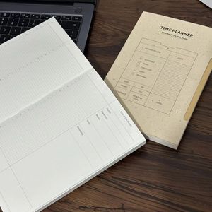 2025议程计划者笔记本与日期记录笔记备忘录检查清单两天在一页议程笔记书